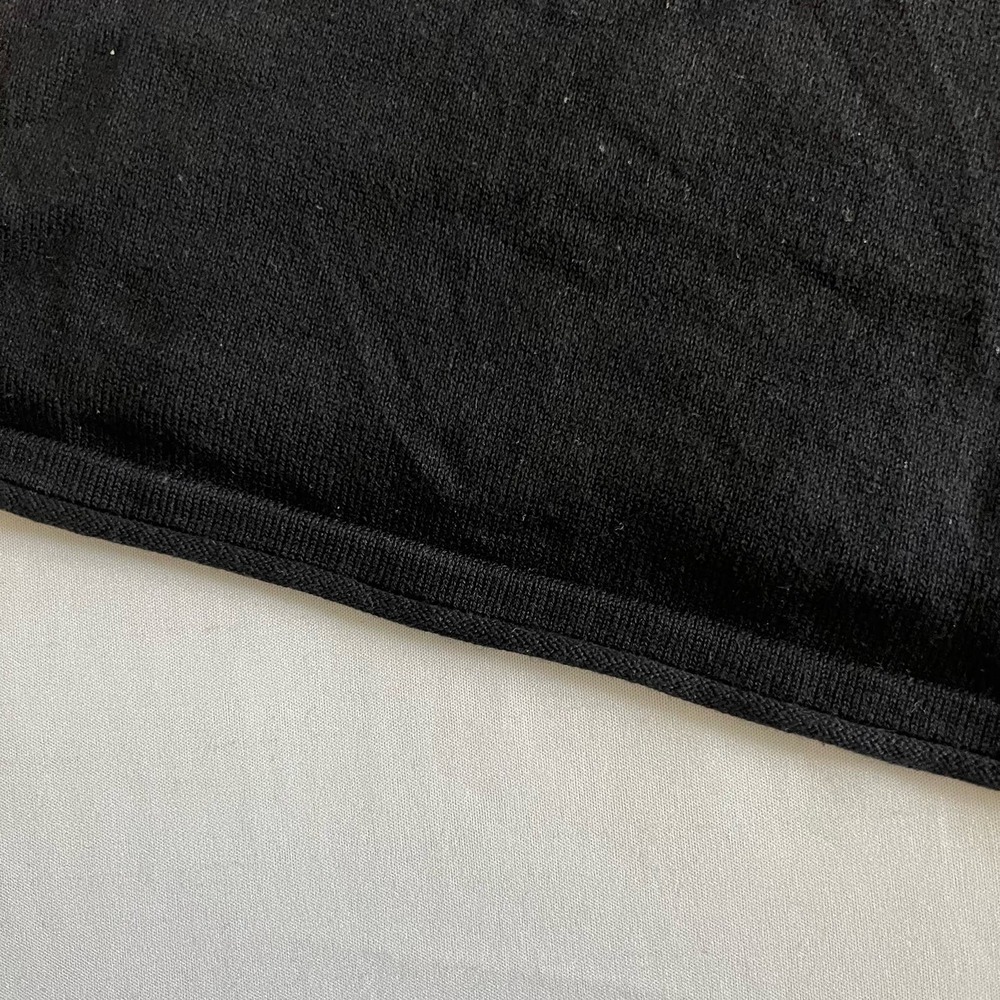 Banana Republic Black v-neck tank top L - Picture 5 of 8